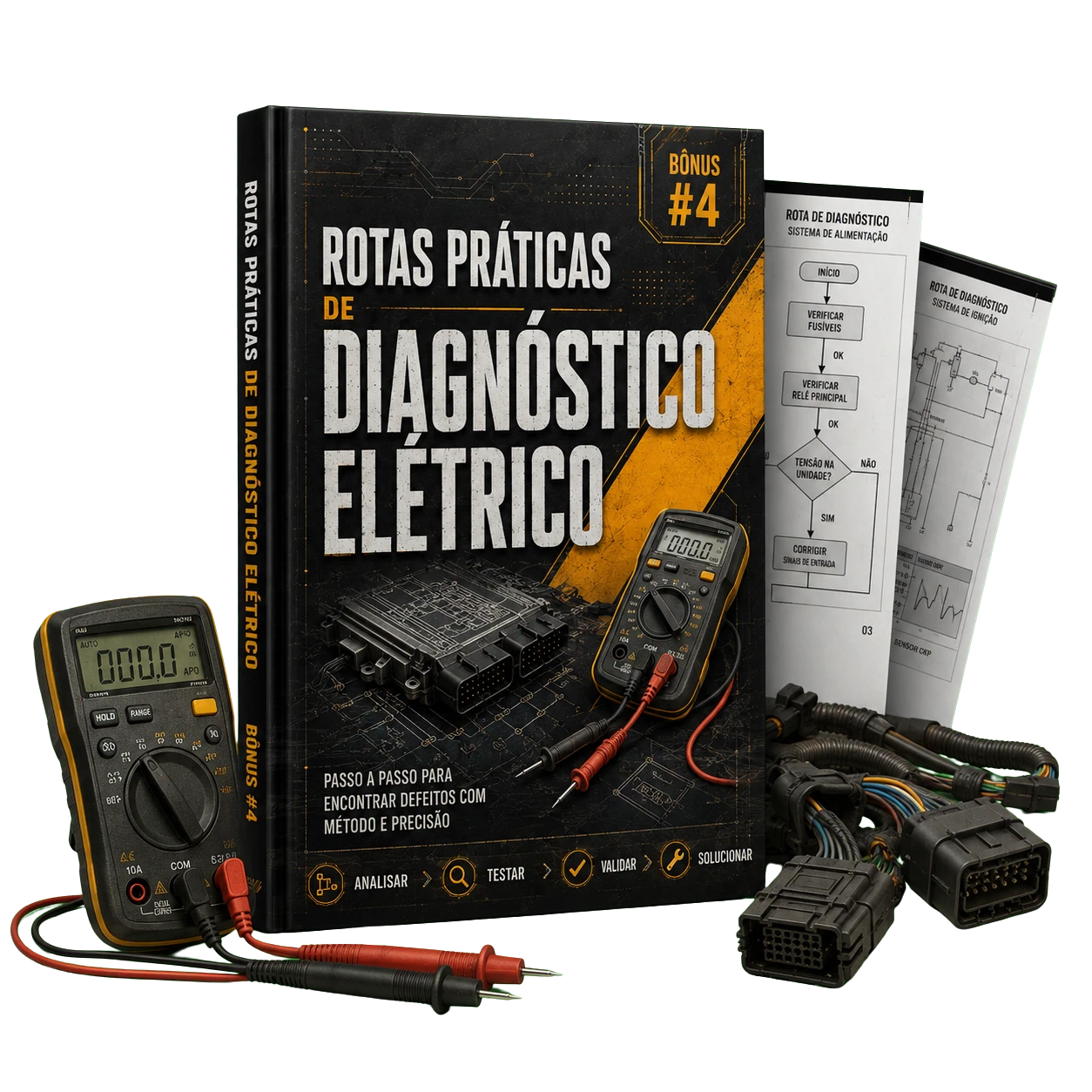 Bônus 4: Rotas práticas de diagnóstico elétrico